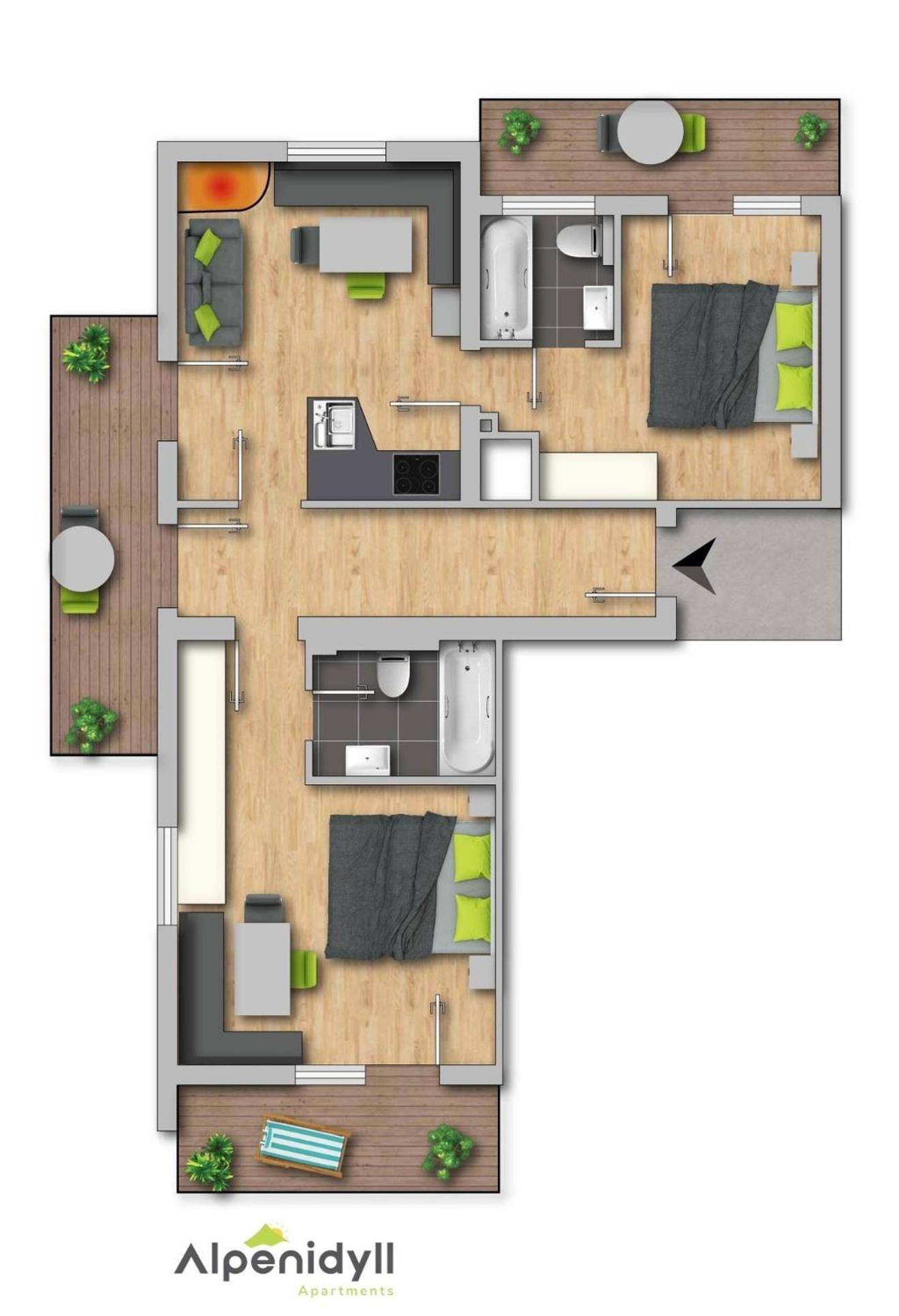 Bergidyll 6 By Alpenidyll Apartments رامساو أم داتشستين المظهر الخارجي الصورة